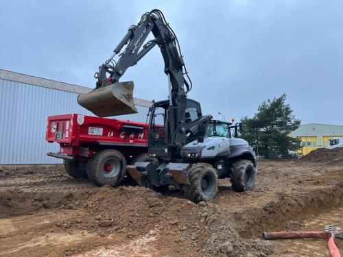 TERRASSEMENT PLATEFORME LENTILLY